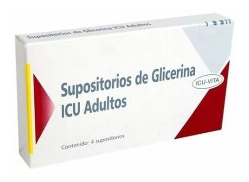 Supositorios De Glicerina Adultos X 4 - Icu Vita®