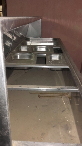 Imagen 2 de 6 de Baño De Maria En Acero Inoxidable, Para 6 Bendejas Grandes