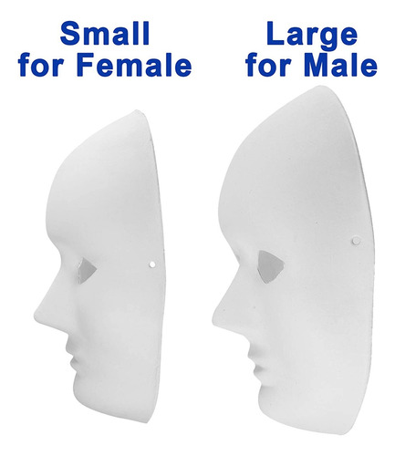 30 Pack 2 Sizes Paper Mache Masks Create Artistic Craft Proj