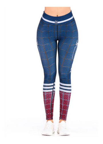 Spiderman Leggins Leggings  Mujer Gym Fitness Licra 02