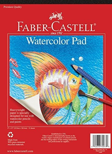 Bloc Acuarela Faber-castell - 15 Hojas (23x30 Cm)