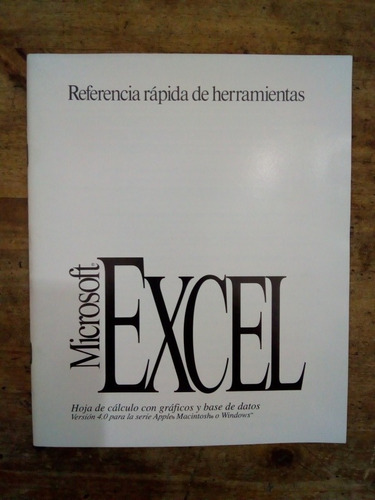 Microsoft Excel Referencia Rápida De Herramientas (3)