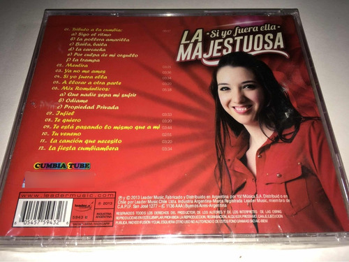 La Majestuosa Si Yo Fuera Ella Cd Nuevo Original Cerrado