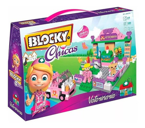 Bloques Blocky Chicas Veterinaria 150 Piezas Original
