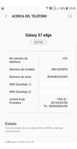Samsung S7 Edge Dual Sim 32 Gb Negro Ónix 4 Gb Ram Desbloqueado Leer Descripción (Usado)