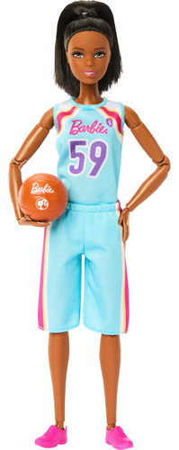 Muñeca Barbie Hecha Para Moverse, Jugadora De Baloncesto, Co