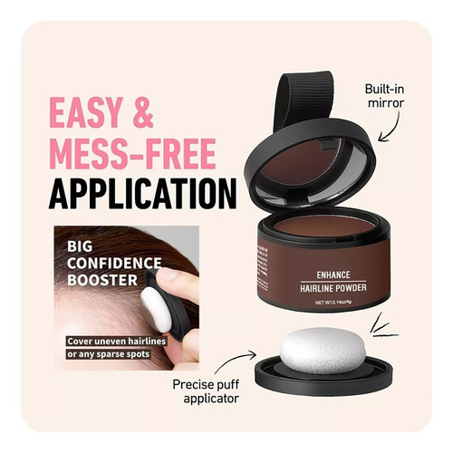 Polvo De Maquillaje Touch And Fill Para La LĂnea Del Cabello