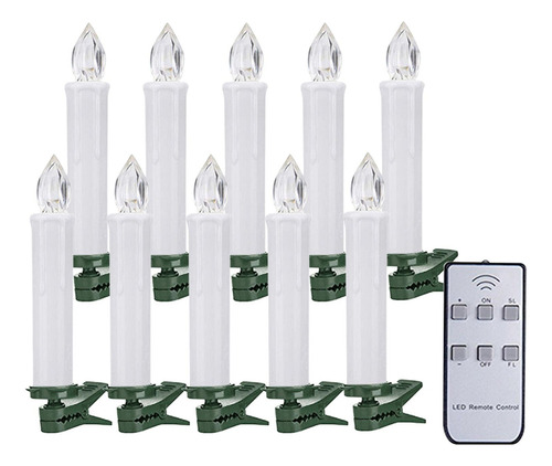 Velas De Luz De Vela De 10 Piezas For Decoración De Fiesta