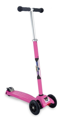 Patinete Scooter Rosa - Regulável - Suporta 80kg - Zoop Toys