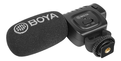 Micrófono Condensador Boya By-bm3011 Para Smartphone Shotgun