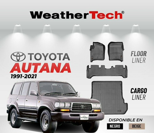 Alfombras Weathertech Para Toyota Autana 1991-2021