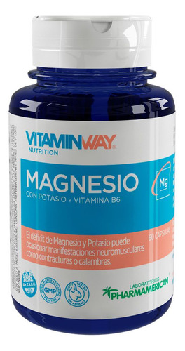 Vitamin Way Magnesio Potasio Mejora Contracturas Calambres