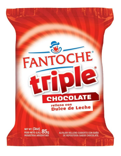 Alfajor Triple Fantoche (pack X 24u) -barata La Golosinería 