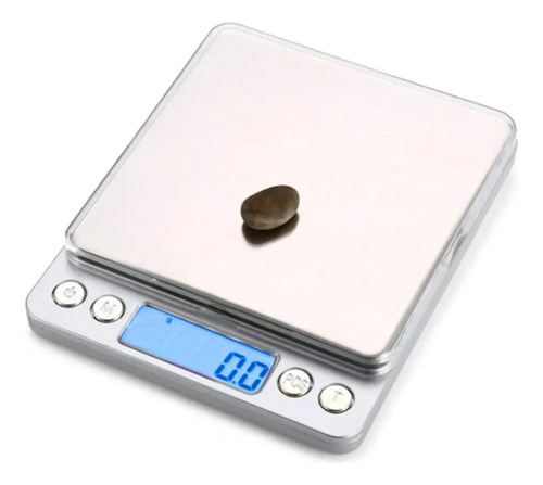 Mini Balança Digital Alta Precisão 0,1g - 3000g 3kg Bandeja