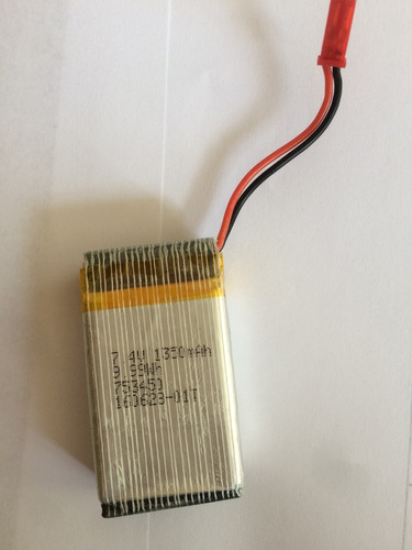 Batería De Litio Para Helicóptero 7.4 V 1350 Mah  De Litio