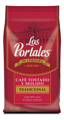 Cafe Los Portales De Córdoba Regular Tostado Molido 400 G