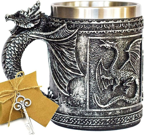 Taza Medieval Got  Dragon Juegos De Trono 