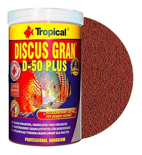 Alimento Tropical Discus Gran D-50 Plus 44g  Granulado