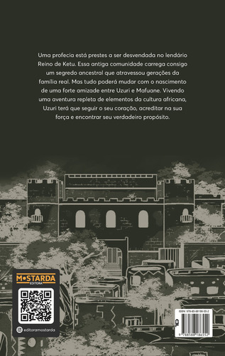 Uzuri - A Guerreira De Ketu: A Guerreira De Ketu, De Cajé, Marcos., Vol. 1. Editorial Mostarda, Capa Mole Em Português