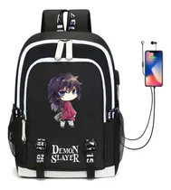 Comprar Bolsas Escolares Impermeables Demon Slayer Con Puerto Usb ,1
