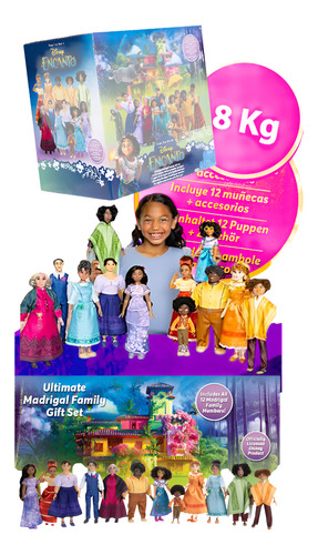 Disney Encanto Ultimate Madrigal Family Set X12-u Jakks 2023