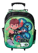 Comprar Mochila Infantil Ben 10 Lisa Grande Rodinha Escolar Meninos
