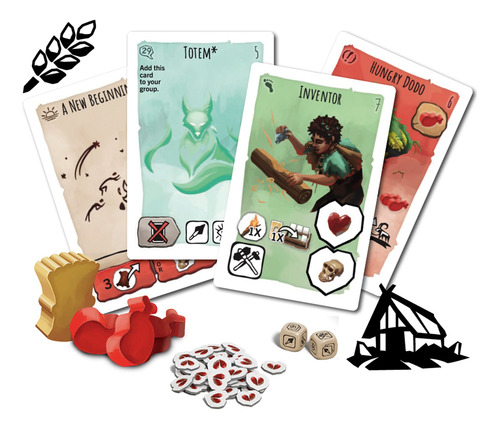 Juego De Mesa Paleo A New Beginning Expansión 2-4 Jugadores