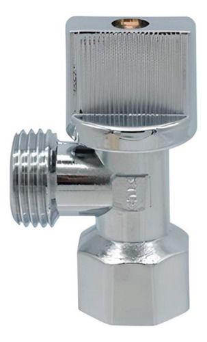 Valvula Angular Paso 1/2 H X 1/2 M C/alimentador Flexible Wc