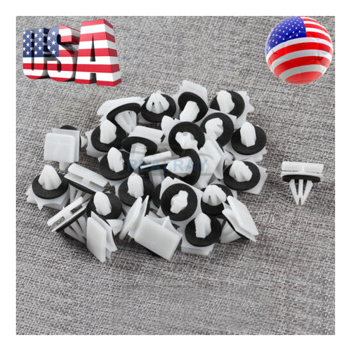 30pcs Rocker Panel Deck Lid Moulding Clips Retainer For  Rrx