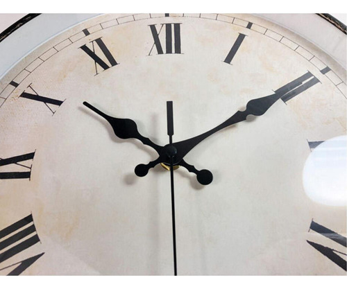 Retro Reloj De Pared Números Para Sala De Fácil De Leer.