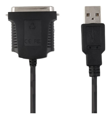 Imagen 5 de 6 de Usb A Puerto Paralelo Lpt1 36 Pines 1284 Adaptador De Cable