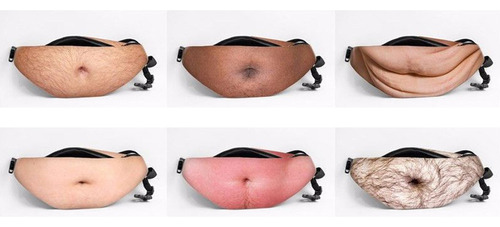 Riñonera Unisex Antirrobo Con Bolsillo Para El Ombligo