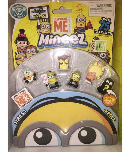 Mineez Minions Pack X6 Original Mejor Precio!!