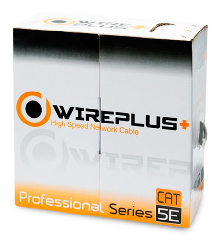 Cable Utp Cat 5e Bobina 305 Metros Marca Wireplus Interior