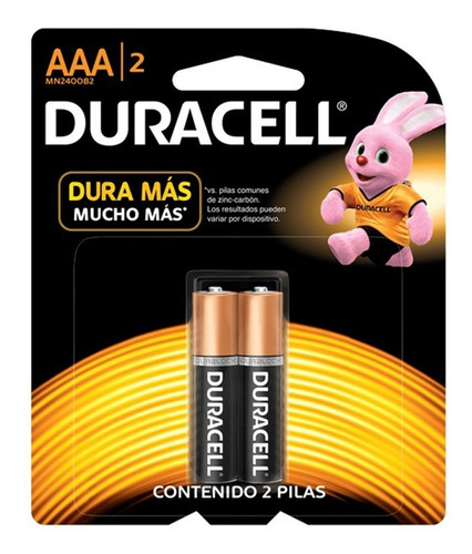 Imagen 1 de 2 de Duracell Pila Mini A A A X 2 Unidades