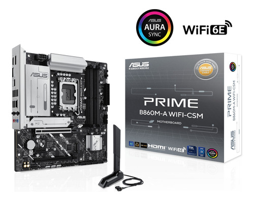 Mb Asus Prime B860m A Wifi Cms Intel Lga1851 Matx 192gbddr5