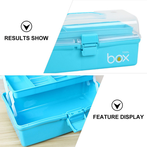 Caja De Herramientas De Pintura Portátil De 3 Capas De Almac