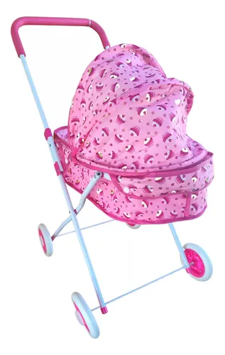 Coche Paseador Muñecas Bebés Juguete Paraguas Grande