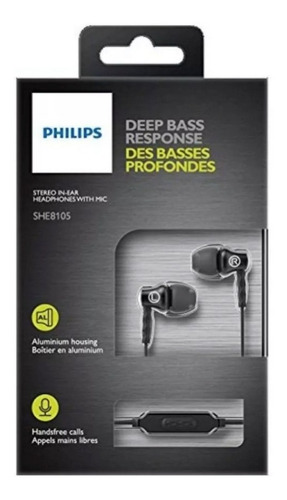 Auriculares Philips She-8105 In Ear Jack 3,5mm Microfono