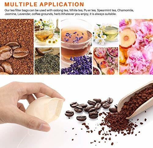 Bolsas De Filtro De Té, 300 Bolsitas De Té Vacías Desechable