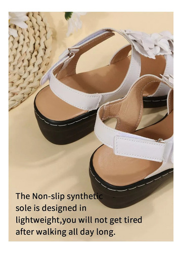 Sandalias Vintage Romanas Informales Cómodas Con Punta Abier