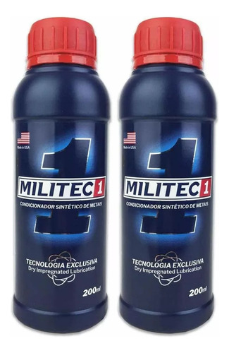 2 Militec 1 Condicionador De Metais 200ml 100%original Novo