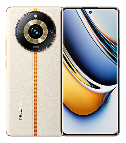 Realme 11 Pro Plus 8gb Ram 256gb Rom 200mp Ois Dual Sim Beige 5000 Mah 100w Pantalla Curva 120hz Fhd+ Color Blanco