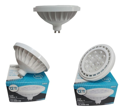 Lampara Ar111 Led 12w Caja X 20 Uni Pack X20 Uni Calida/fria