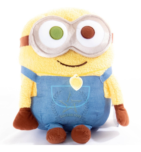 Peluche Grande Minions Bob Sonriendo Aborregado Golden Toys