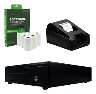 Kit Punto De Venta Impresora Tickets 58 Mm + Cajón De Dinero