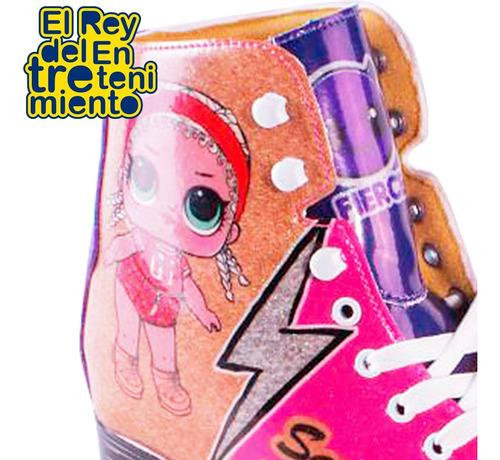 Imagen 4 de 5 de Patín Artístico Lol Surprise Original C/ Glitter Pu - El Rey