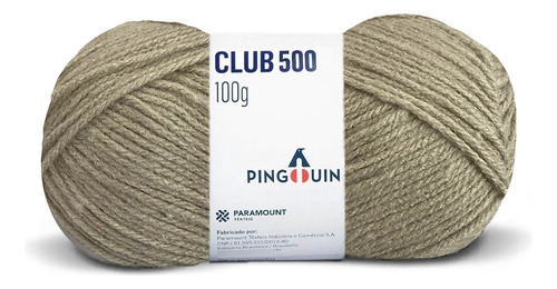 Lã Club 500 Tricô Pingouin Novelo 200m 100g (500 Tex) Cor 0701 - Ninive