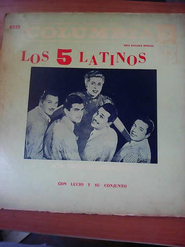 Disco Lp Lucio Y Su Conjunto Los 5 Latinos / Columbia 1959