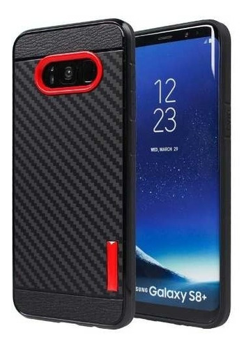 Estuche Funda Simil Fibra Carbono Compatible Samsung S8 Plus